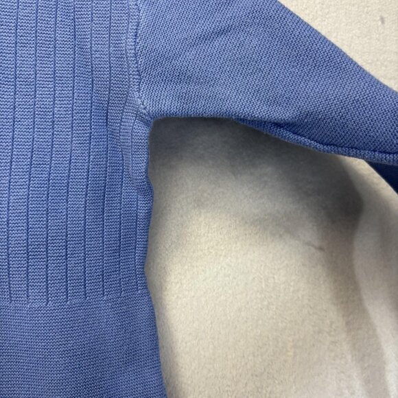 Lot of 2 Talbots Knit Sweater Womens Medium Blue Pink Button Hem Top Long Sleeve - Picture 12 of 16